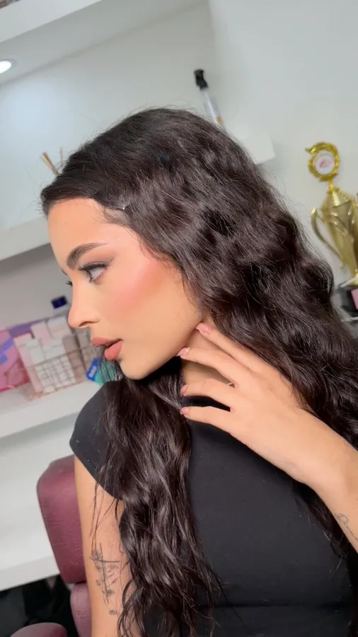 Maquillaje glam realizado por Sara